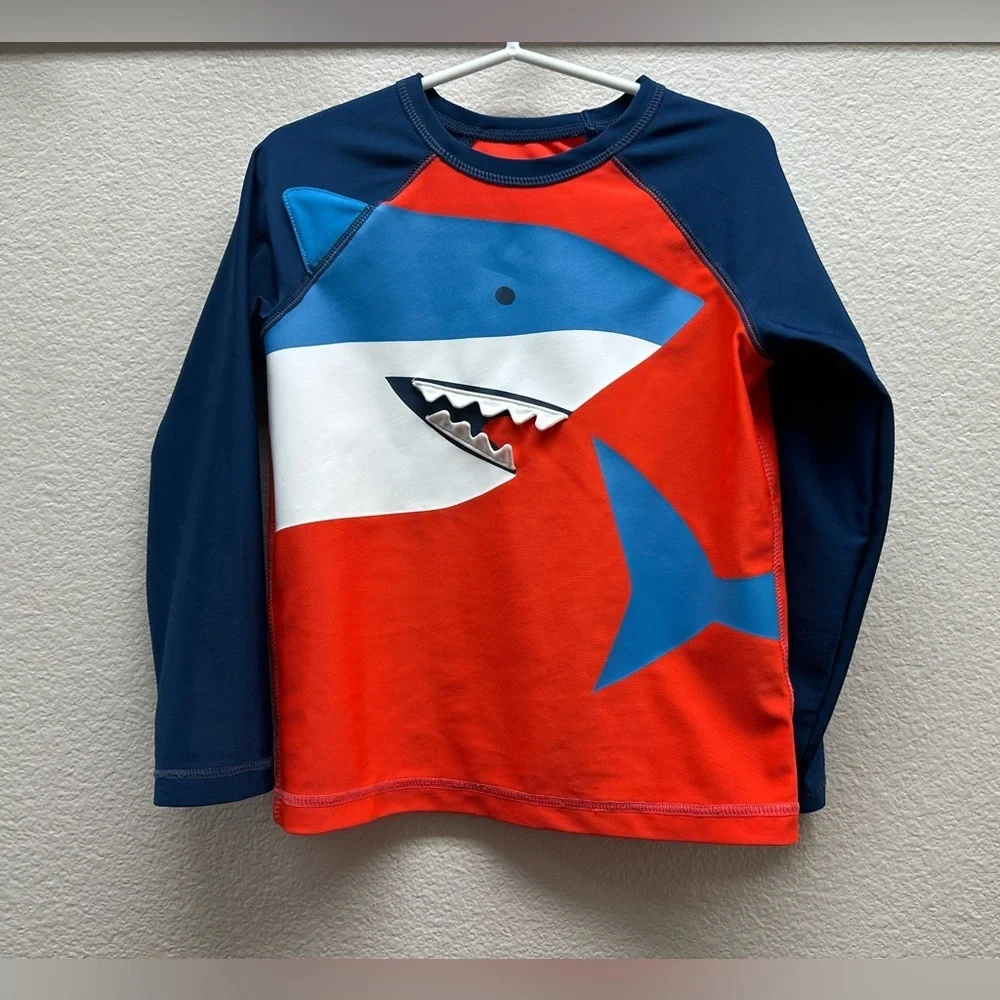 GAP Kids Shark Long Sleeve Rashguard. Pre-loved